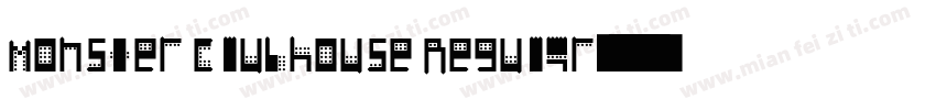 Monster Clubhouse Regular字体转换